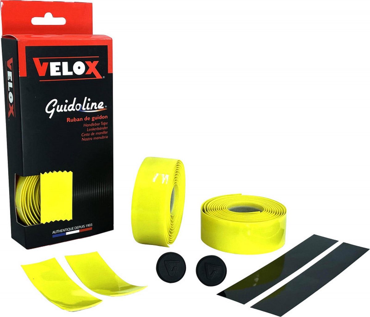 velox stuurtape gloss geel 2st