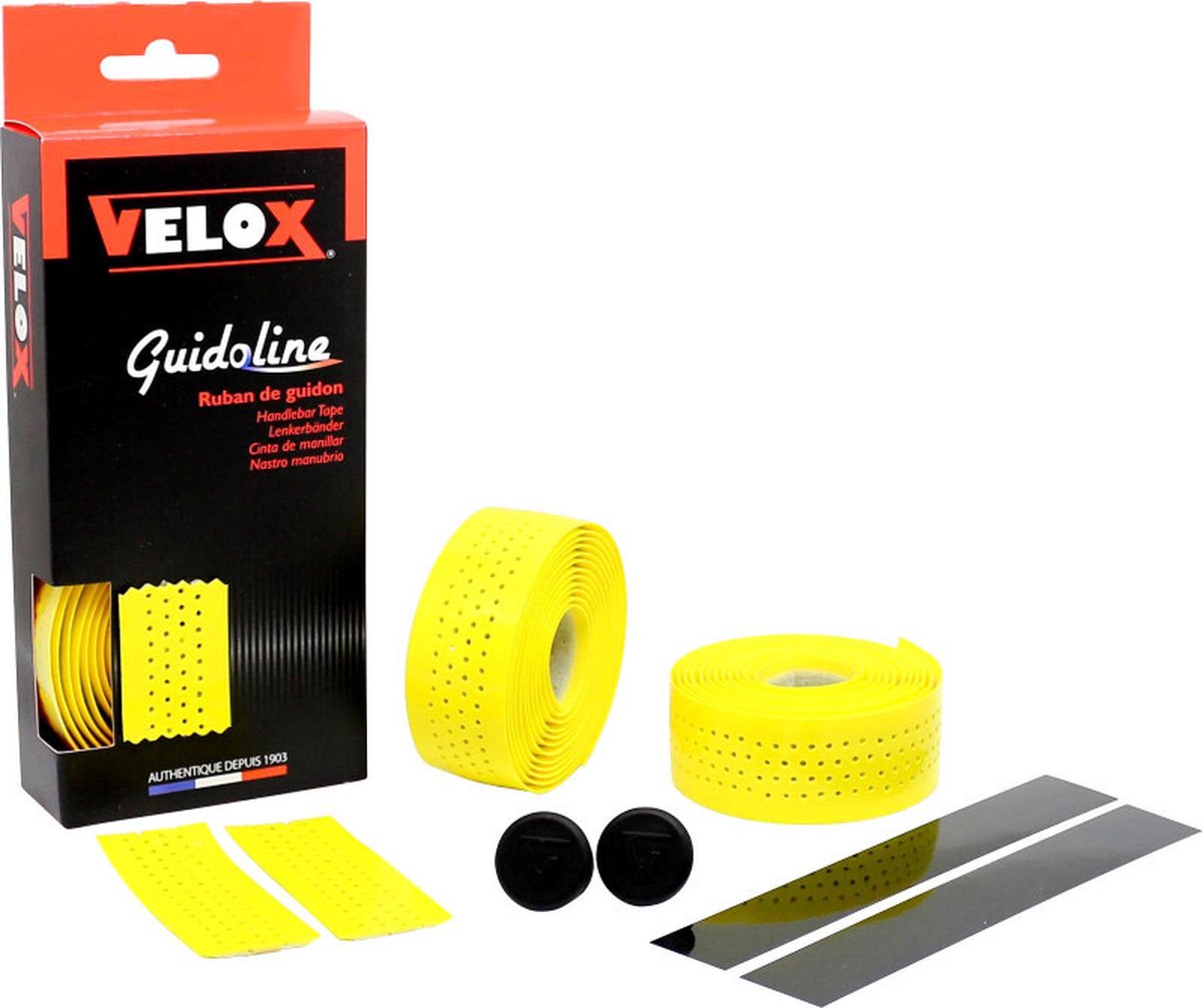 velox stuurtape gloss soft geperforeerd geel 2st
