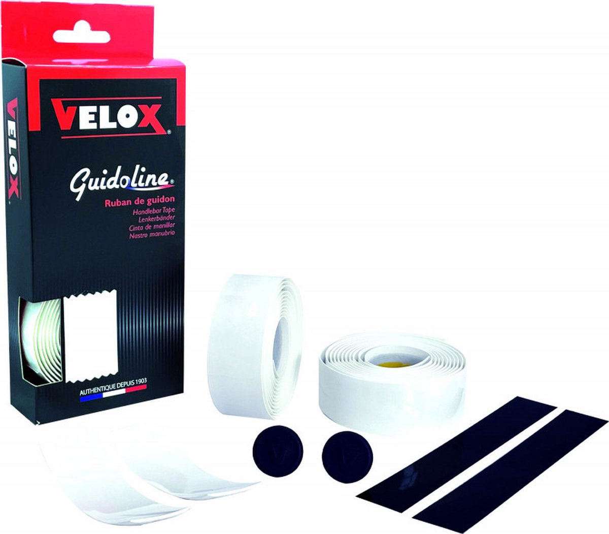 velox stuurtape gloss wit 2st