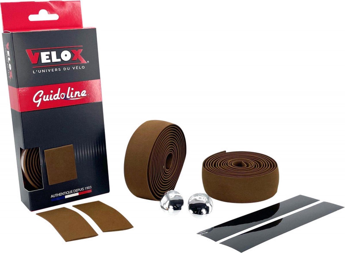 velox stuurtape maxi cork bruin 2st