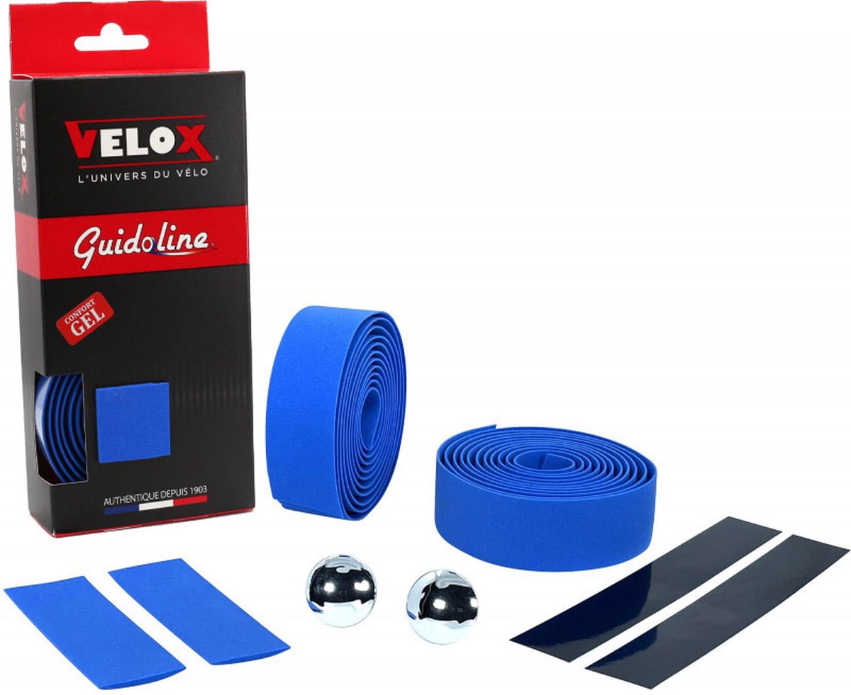 velox stuurtape maxi cork gel blauw 2st