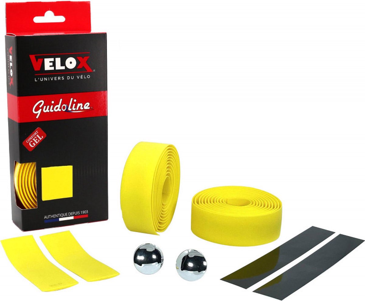 velox stuurtape maxi cork gel geel 2st