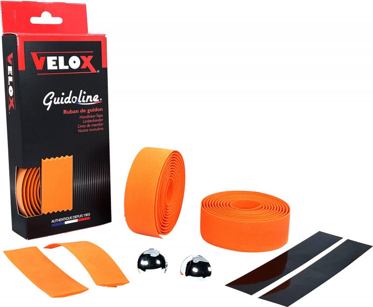velox stuurtape maxi cork oranje 2st