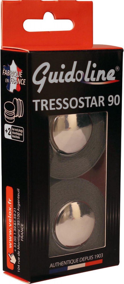 velox stuurtape tressostar 90 donkergrijs 2st