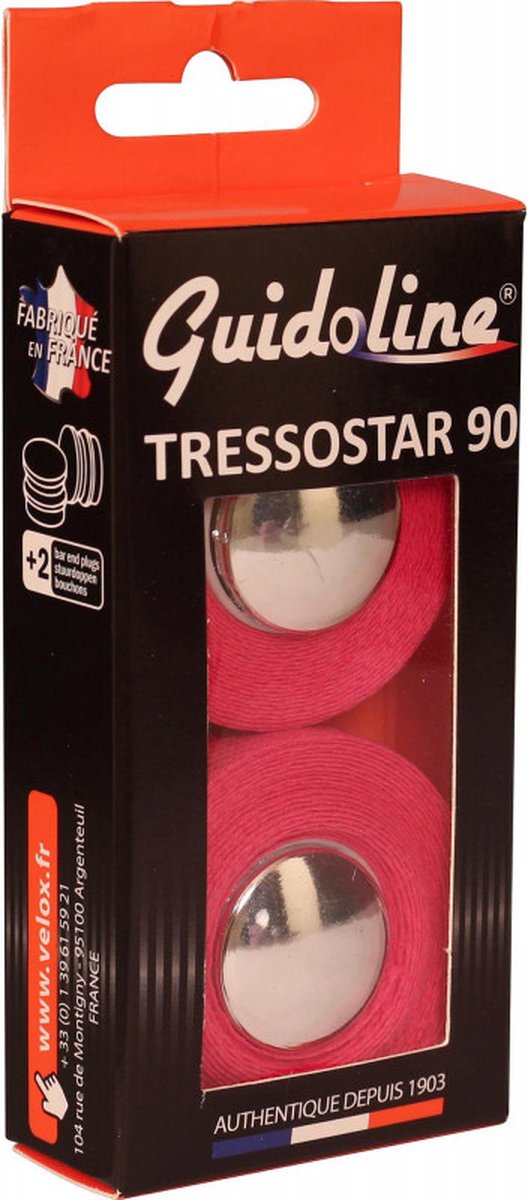 velox stuurtape tressostar 90 donkerroze 2st