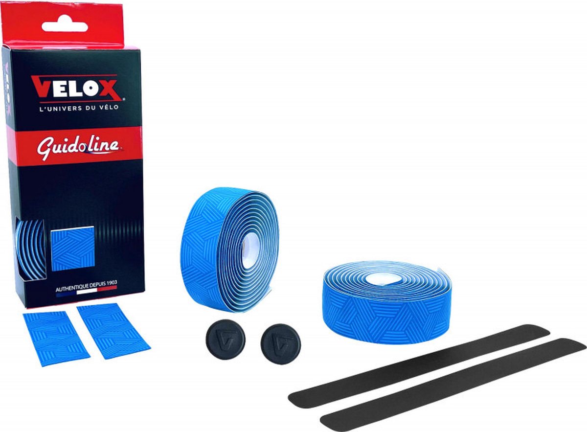 velox stuurtape ultra grip 2 5 blauw 2st