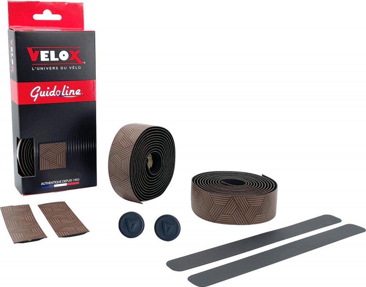 velox stuurtape ultra grip 2 5 bruin 2st