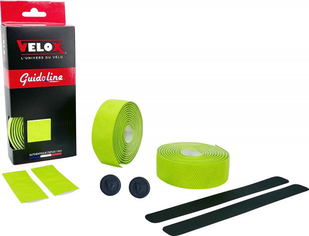 velox stuurtape ultra grip 2 5 limoengroen 2st