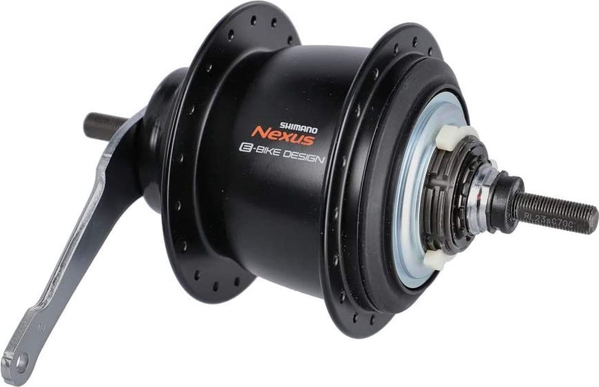 Versnellingsnaaf Shimano Nexus 5 SG-C7000-5 met terugtraprem - 36 gaats - zwart Naven kopen online