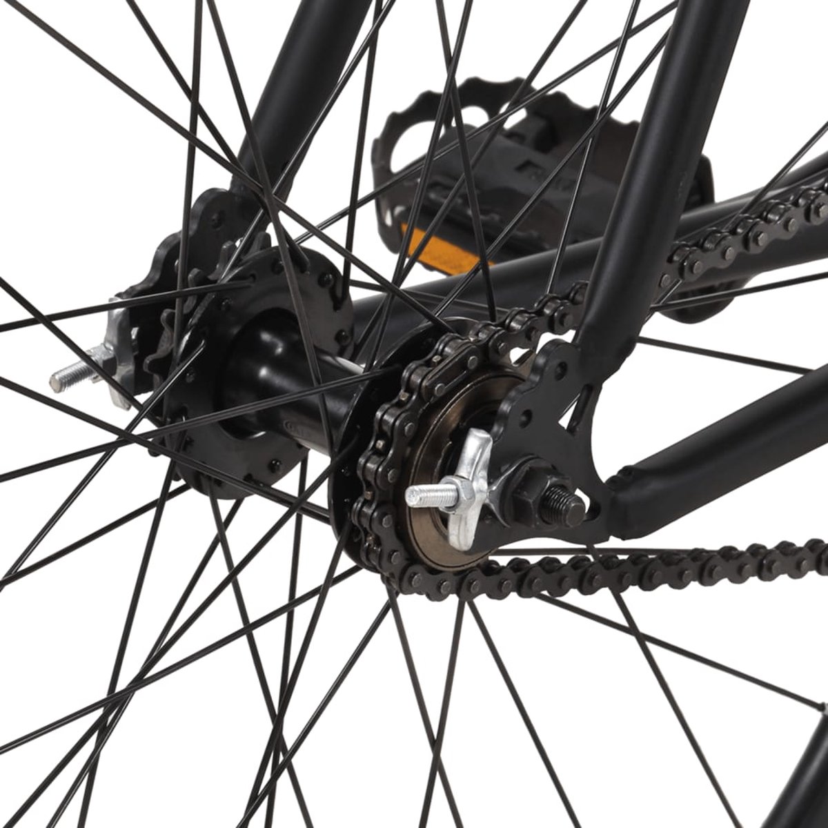 vidaxl fiets met vaste versnelling 700 c 59 cm zwart