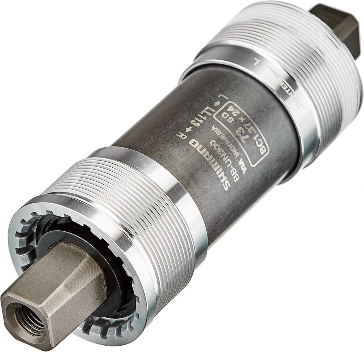 vierkante trapas shimano bb un300 73mm 123mm