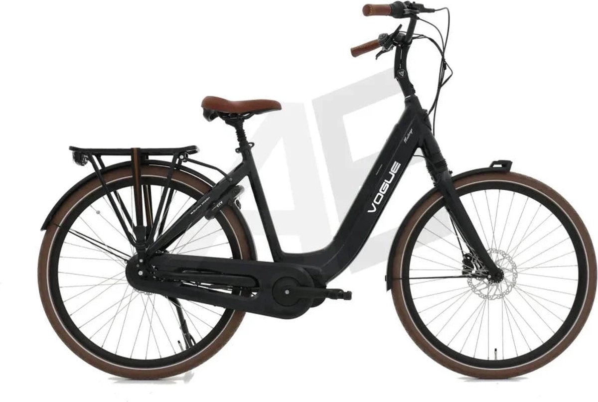 Vogue Mestengo E-bike Hydraulische Remmen met Middenmotor - Glans Zwart in de maat 46 en 50 Fiets (elektrisch) kopen online