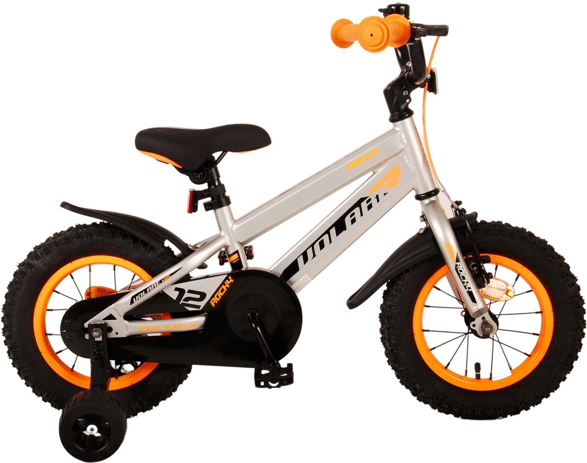 Volare Rocky Kinderfiets - Jongens - 12 inch - Grijs Kinderfiets kopen online