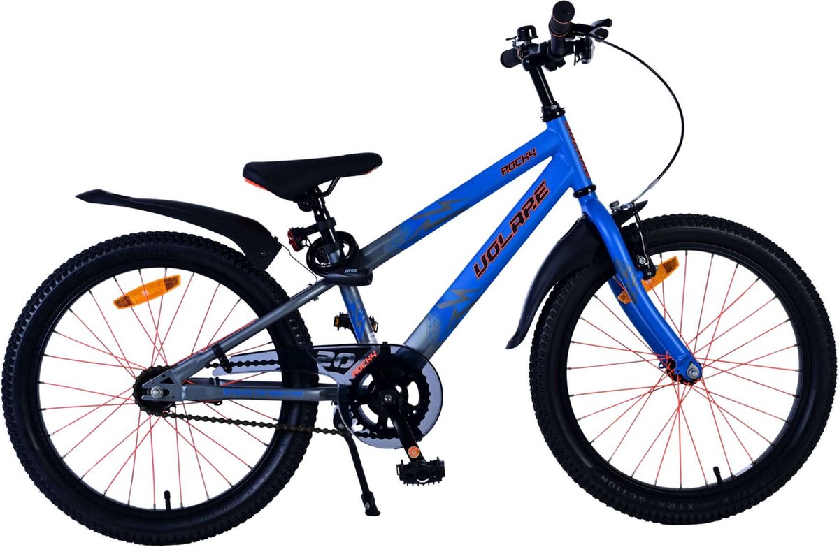 Volare Rocky Kinderfiets - Jongens - 20 inch - Blauw Kinderfiets kopen online