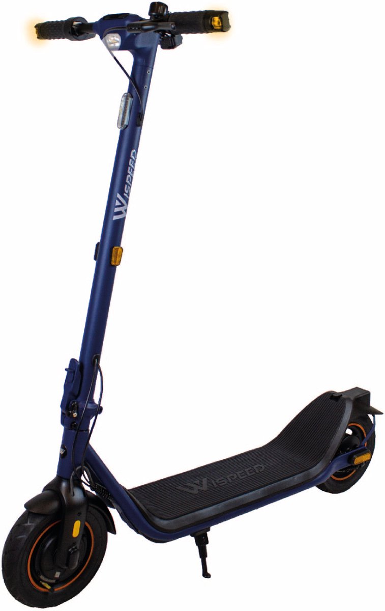 wispeed c10 55 max elektrische step krachtige 350w motor 10 luchtbanden snelheid tot 25km h bereik tot 55km blauw