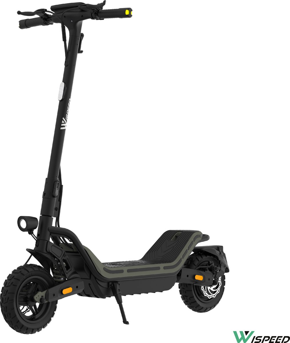 wispeed suvpilot 480 elektrische step off road model krachtige 900wmotor snelheid tot 25km h bereik tot 60km kaki