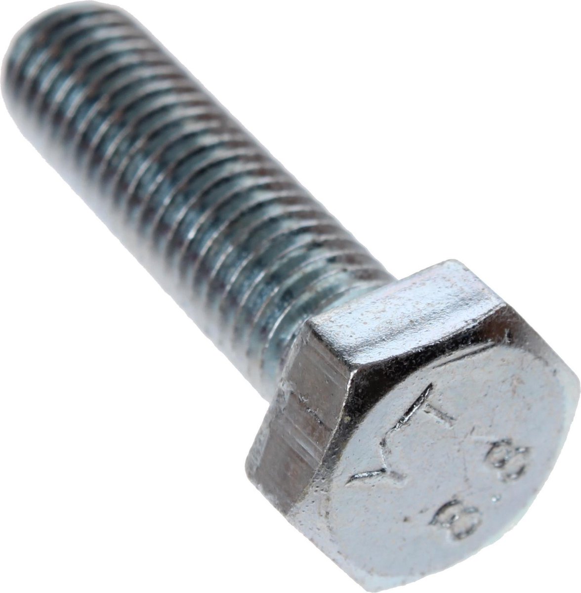 zeskant bout m8 x 30 mm verzinkt 12 stuks 217830