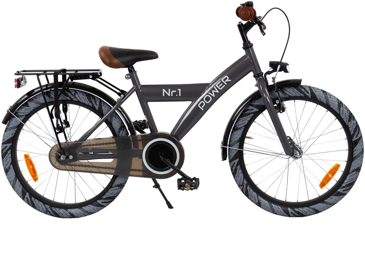 2cycle power kinderfiets 20 inch antraciet