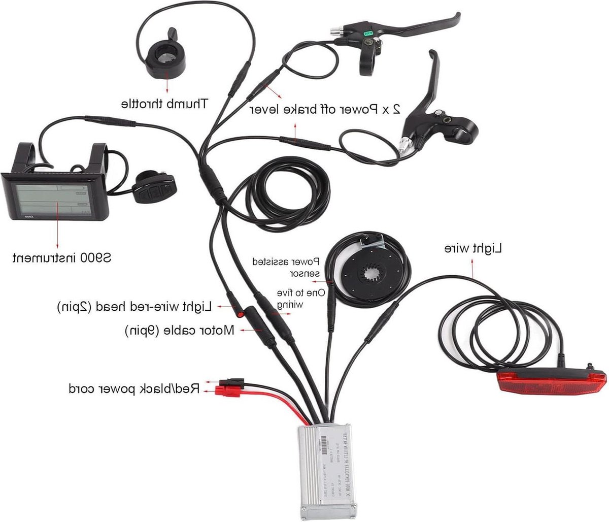 36v 48v 250w borstelloze motor controller lcd scherm kit aluminium lithium batterij modificatie kit voor elektrische fiets content toegevoegd