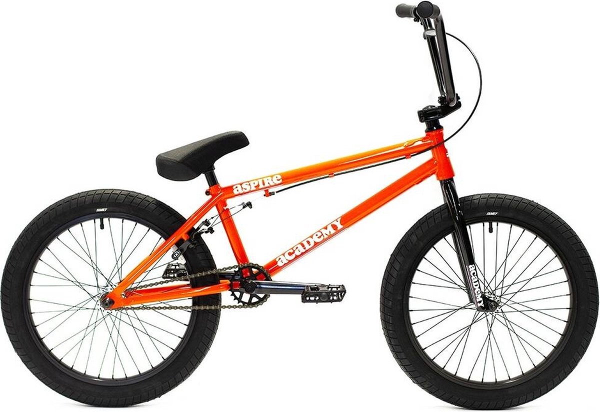 academy aspire 20 2022 freestyle bmx fiets 20 4 safety orange