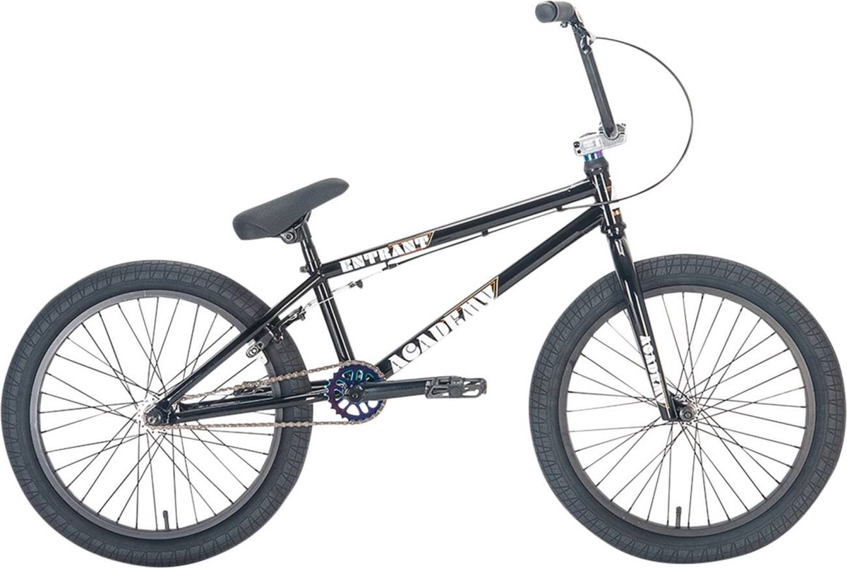 Academy Entrant 20'' 2022 Freestyle BMX Fiets (19.5|Gloss Black/Rainbow) Fiets kopen online