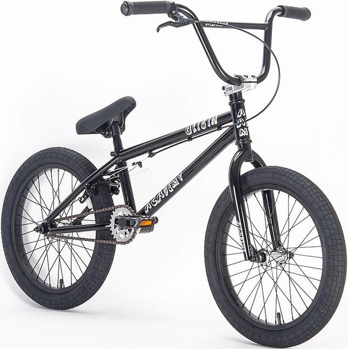 academy origin 18 2022 freestyle bmx fiets 18 gloss black