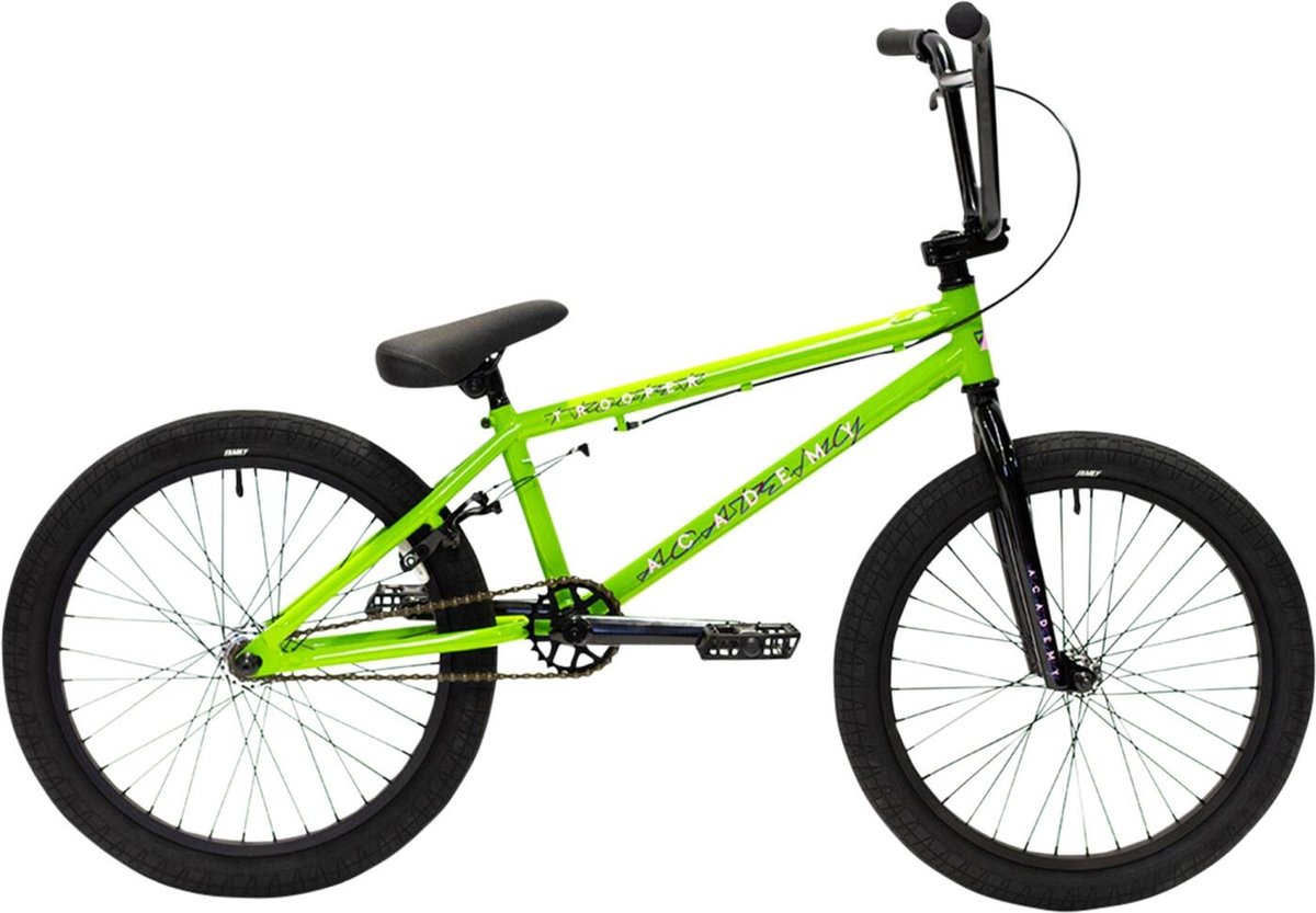 academy trooper 20 2022 freestyle bmx fiets 19 5 lime green