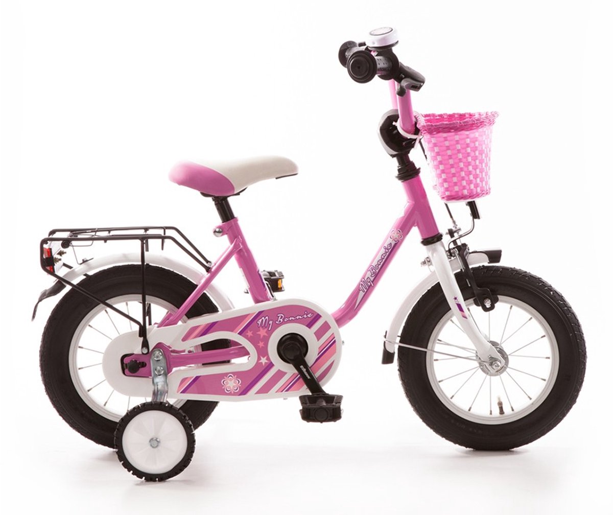 Bachtenkirch My Bonnie, kinderfiets, 12 inch, roze en wit Kinderfiets kopen online