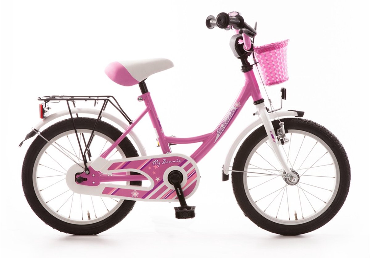 Bachtenkirch My Bonnie, kinderfiets, 16 inch, roze en wit Kinderfiets kopen online