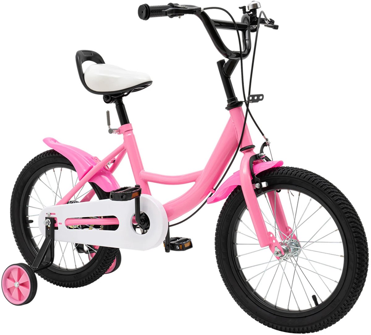 Betaalbare Goederen® Kinderfiets - roze - meisjes - kinderfietsen - kinder fiets - kinderfiets 16 inch - spelen - buitenspelen Kinderfiets kopen online