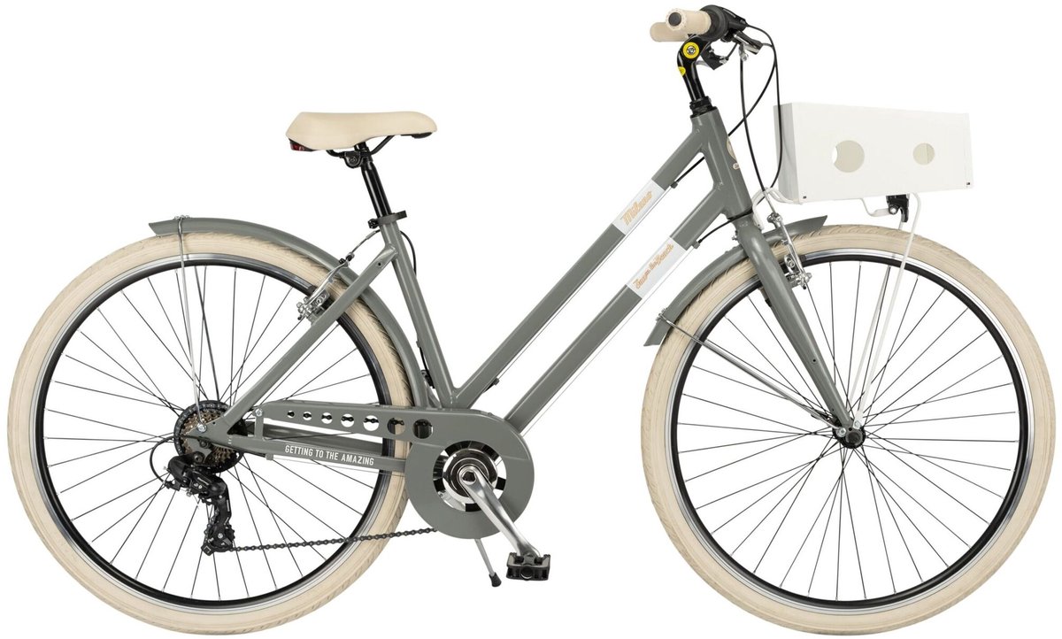 Citybike MILANO Lady 28 inch , GRIGIO GALLANTE Fiets kopen online
