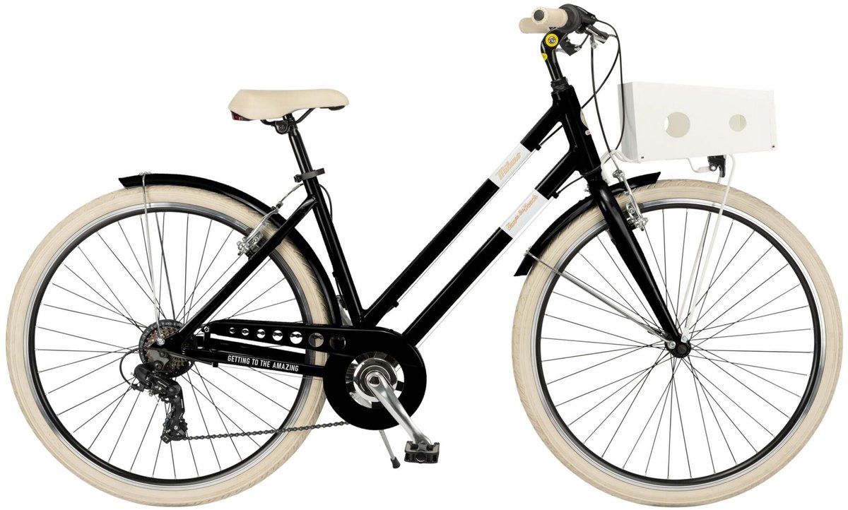 citybike milano lady 28 inch zwart pdc