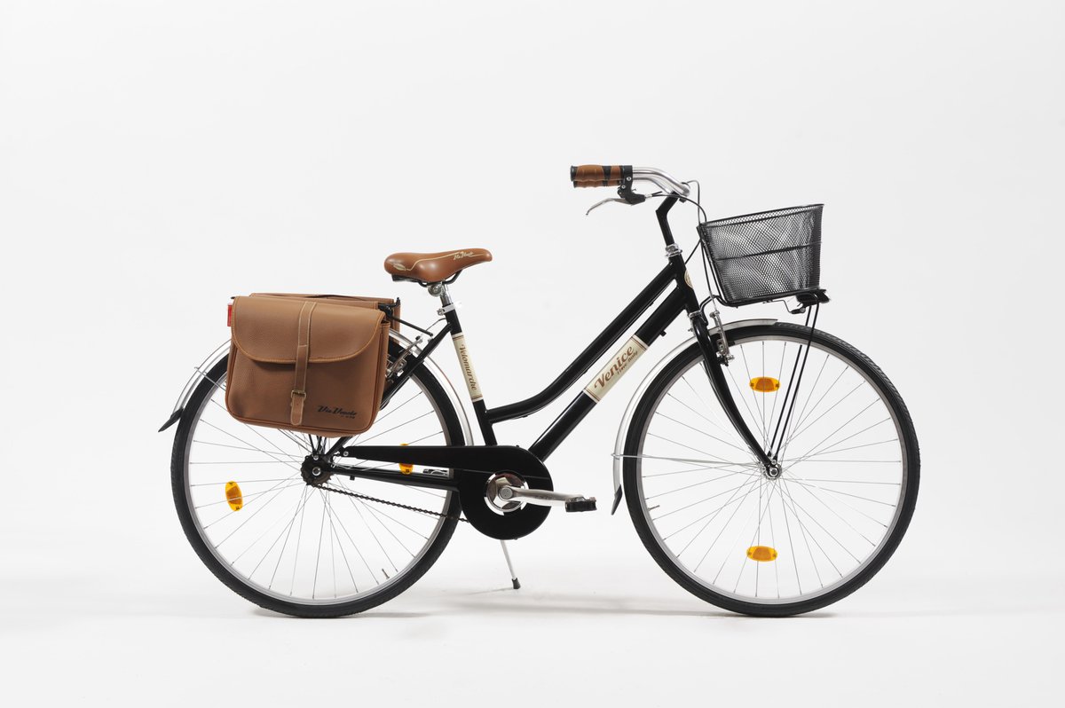 cityfahrrad 28 inch 603 lady zwart pdc