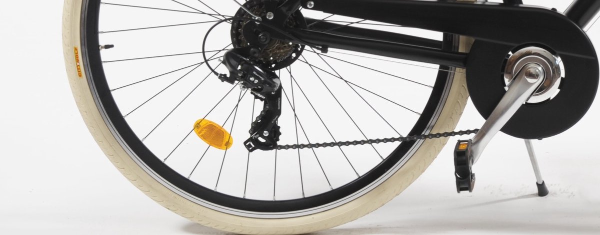 cityfahrrad 28 inch 605 aluminium lady zwart pdc