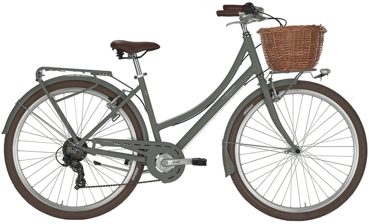 cityfahrrad 28 zoll velvet lady oliv