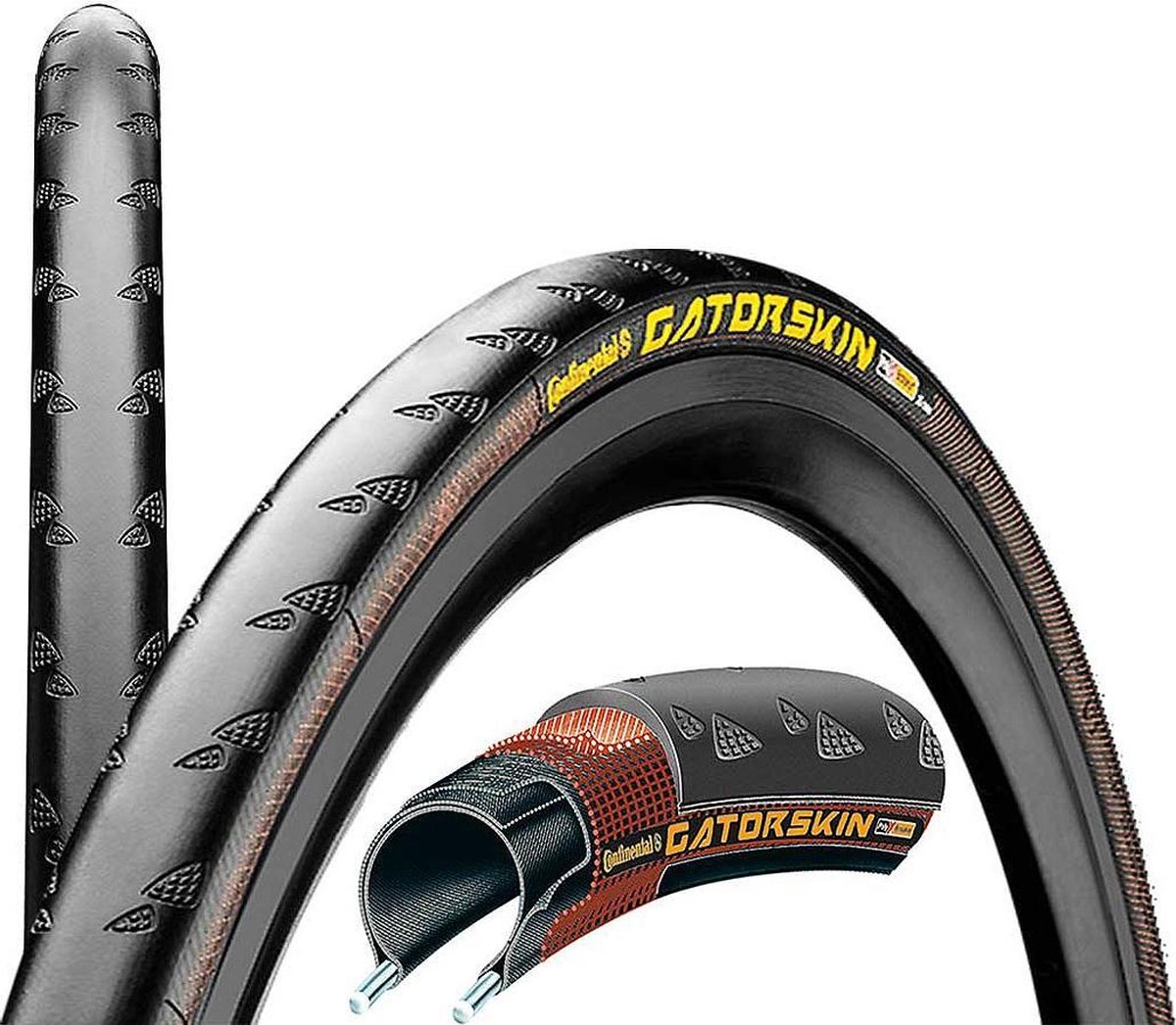 Continental GatorSkin Clincher Tyre PolyX Breaker 650x23C Bandenmaat 23-571 | 650x23C Fietsband kopen online