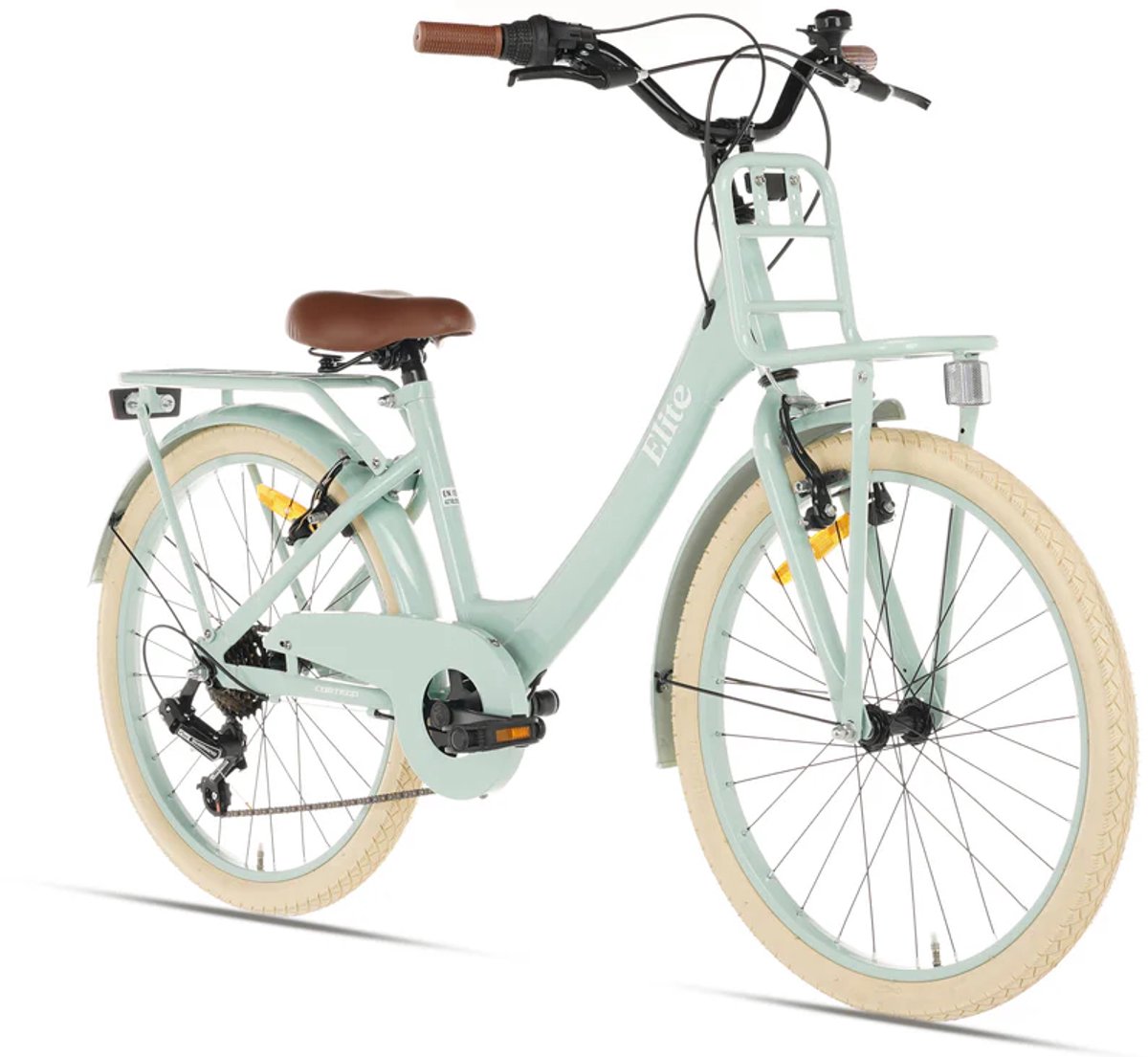 Cortego Elite Meisjesfiets 22 inch - 7 Versnellingen - Groen - Kinderfiets - 6 tot 8 Jaar Kinderfiets kopen online