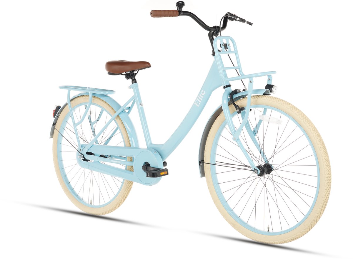 cortego elite meisjesfiets 26 inch blauw kinderfiets 9 10 11 12 jaar 140 160 cm