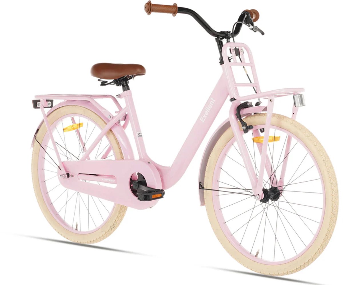 Cortego Excellent meisjesfiets Roze 20 inch - Kinderfiets - 5, 6, 7 & 8 Jaar Kinderfiets kopen online