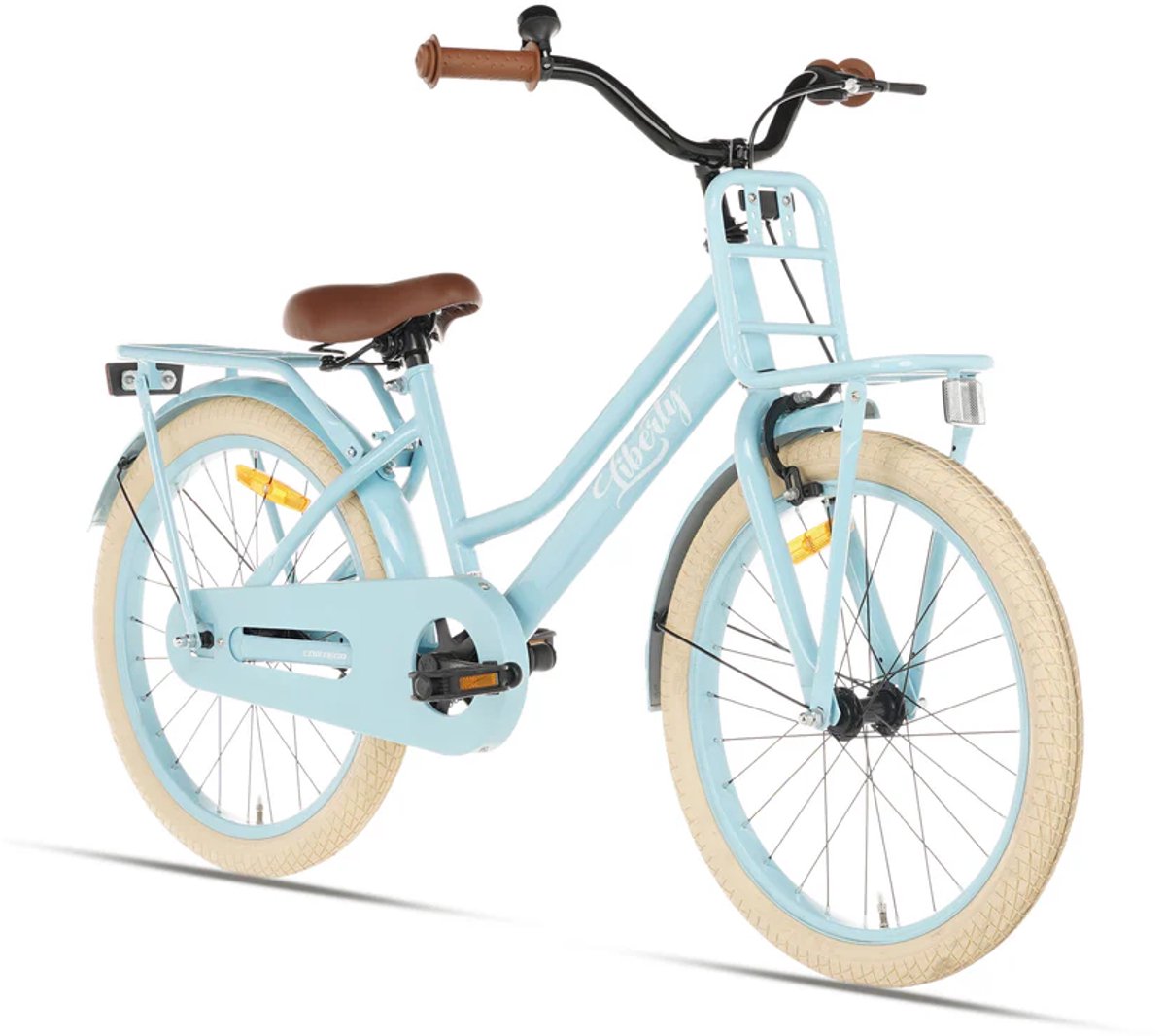 cortego liberty meisjesfiets blauw 20 inch kinderfiets 5 6 7 8 jaar