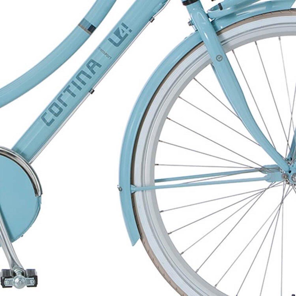 Cortina spatbord voor 28 u4 pastel turquoise Fiets kopen online