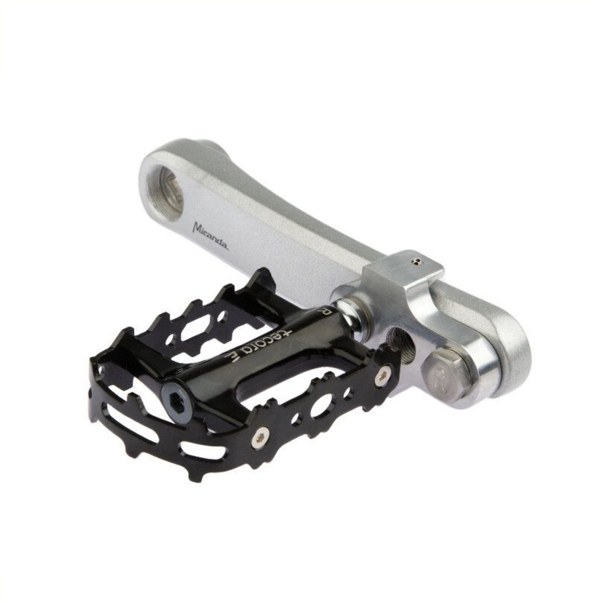 crankverkorter mirage aluminium zilver