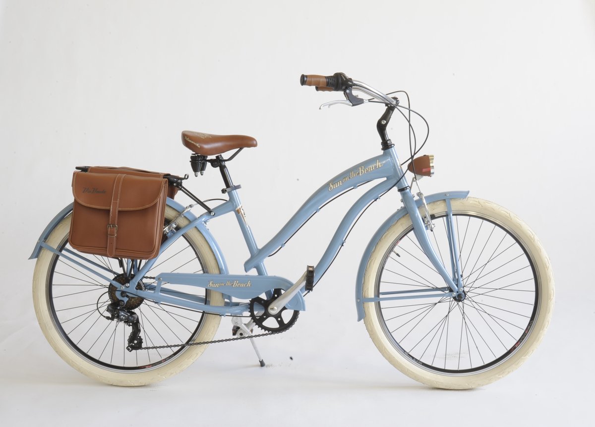 cruiser 26 inch sun on the beach lady blauw