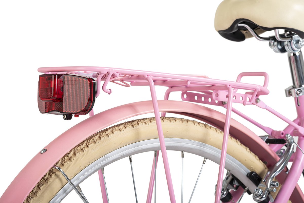 dacapo fiets dacapo kinderfiets 24 toscana vintage roze 6 versnellingen rh 41 cm 41 cm