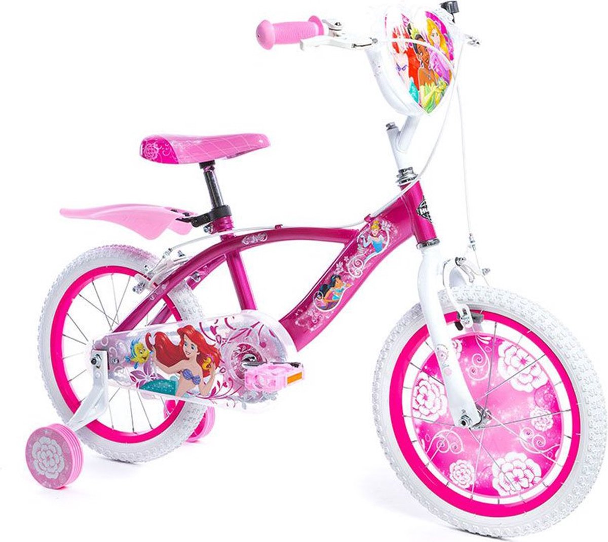 disney princess 16 fiets roze jongen