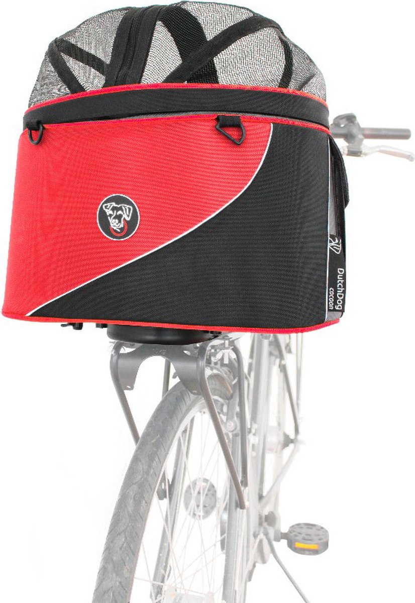 dutchdog doggyride cocoon carrying basket xl red