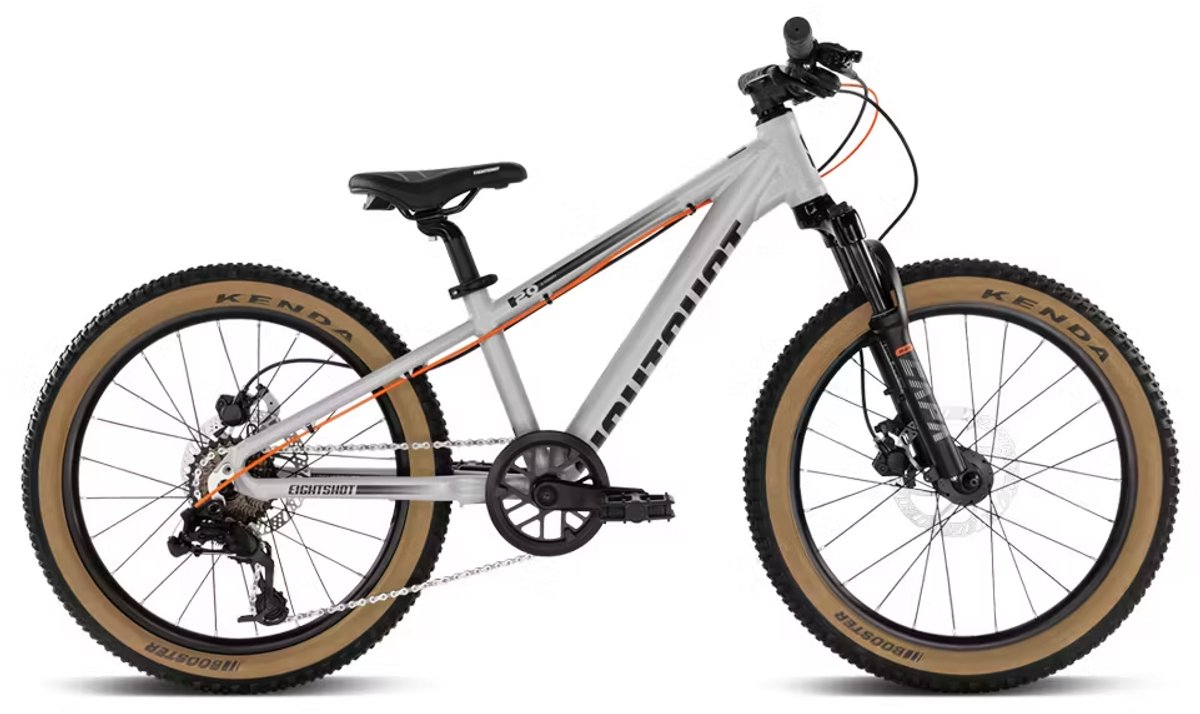 eightshot x coady 20 inch kinderfiets kinder mountainbike 7 versnellingen grijs