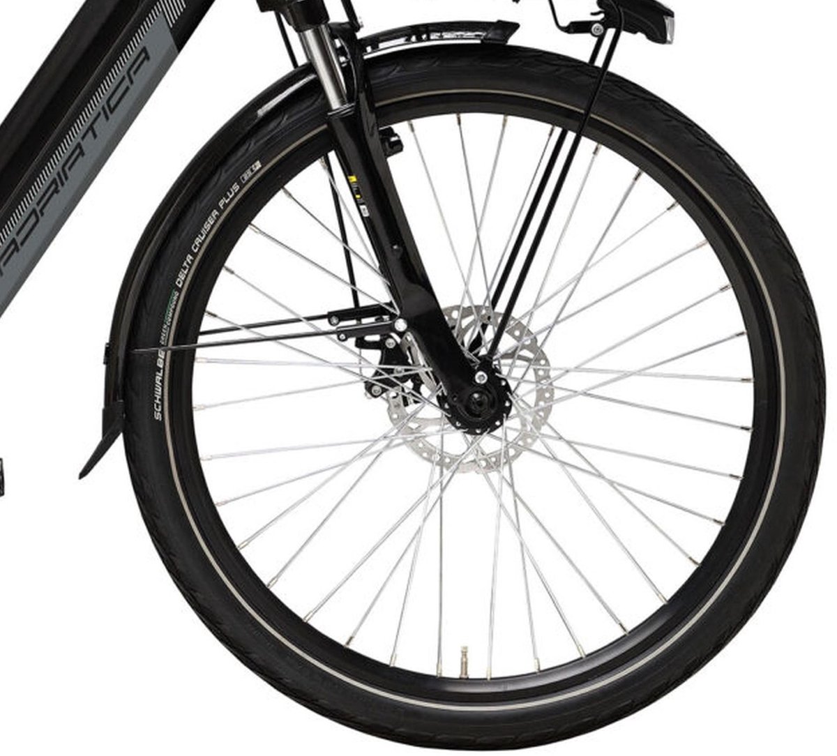elektrische stadsfiets e1 26 inch zwart