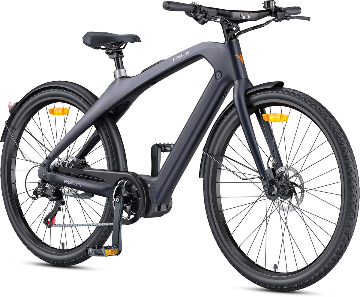 ENGWE N1 Pro Elektrische fiets - Actieradius 100km - Verwijderbare batterij 36V10Ah - Motor 250W - met koppelondersteuning - Frame van koolstofvezel - 7-versnellingsbak - Wieldiameter 700C - Grijs Fiets (elektrisch) kopen online