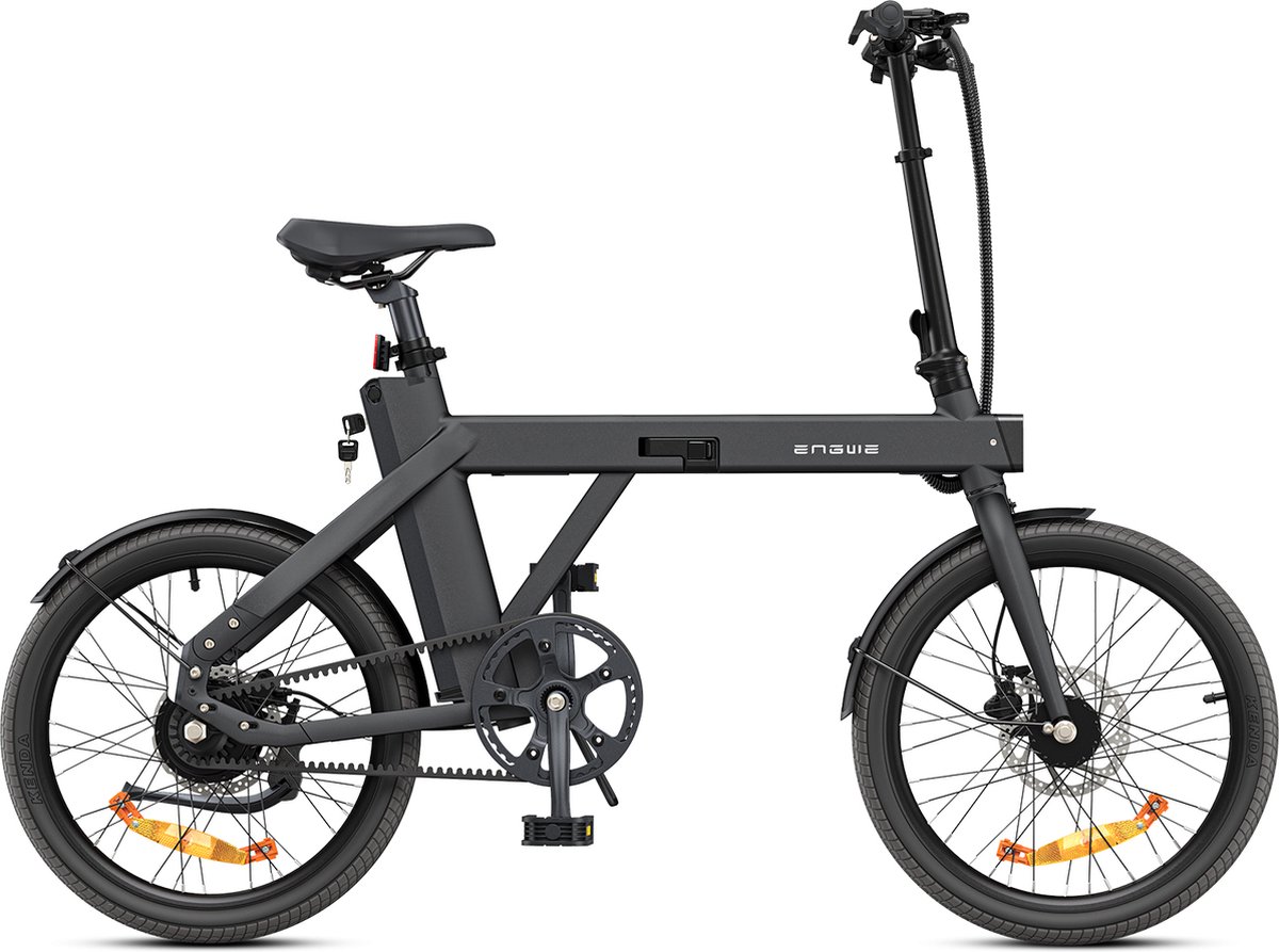 engwe p20 opvouwbare elektrische fiets actieradius 80km verwijderbare batterij 36v9 6ah motor 250w 20 inch stadsfiets zwart